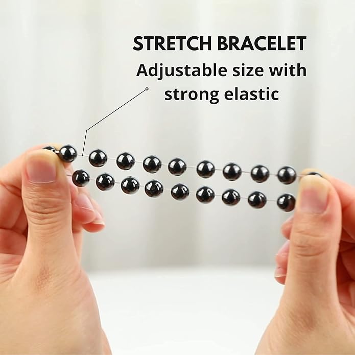 Crystal Vibe - Healing Crystal Bracelet for Women & Men | Natural Gemstone Bead Bracelet | Adjustable Handmade Energy Stone Bracelet | Bracelet for Meditation, Yoga & Daily Wear | Multiple Types