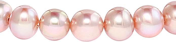 Blue Ocean Pearls Round Freshwater Cultured Pearl Bride & Bridesmaid 8" Stretch Strand Bracelet - Choice of Pearl Size and Color