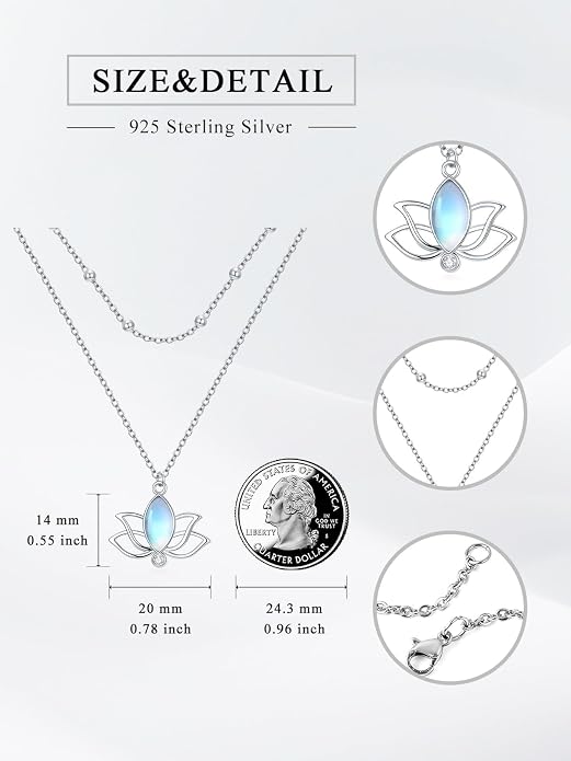 Midari Ocean Necklace 925 Sterling Silver Flamingo Mama Bear Dolphin Penguin Sea Turtle Axolotl Desert Cactus Nautical Rudder Tropical Palm Compass Wave Pendant Boho Jewelry Gifts for Women Men