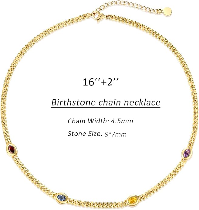 Natural Freshwater Baroque Pearl Necklace 14K Gold Plated Dainty Choker Necklace for Women Girls Snake Chain/Cuban Link/Paperclip/Ball Beaded Chain/Tennis Chain Fashion Jewelry for Gift