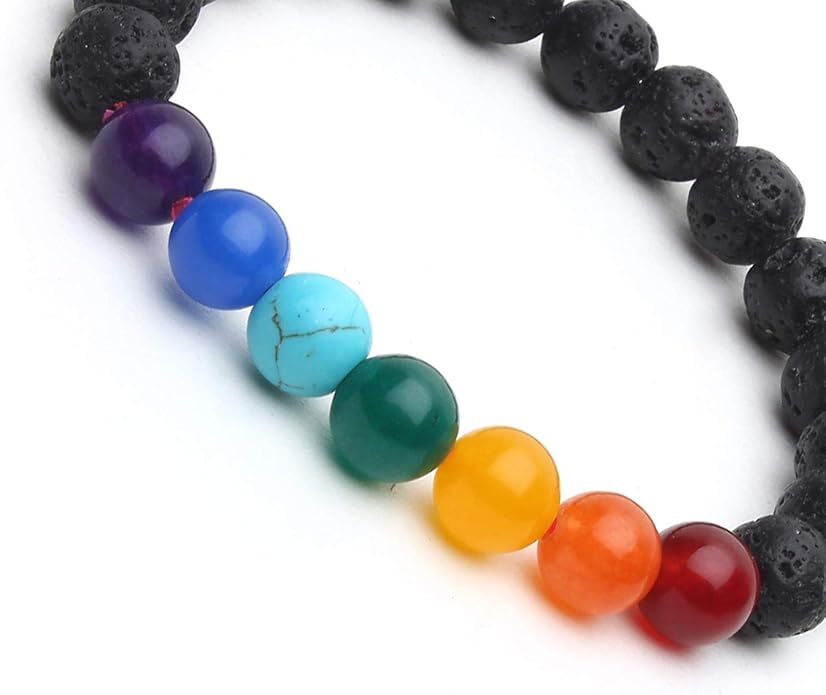 Arihant Gems And Jewels Reiki/Yoga Healing Crystal Stretchable Bracelet,100% Natural And Certified, Astrological Gemstone, Unisex Both For Men & Women - (8 Mm)