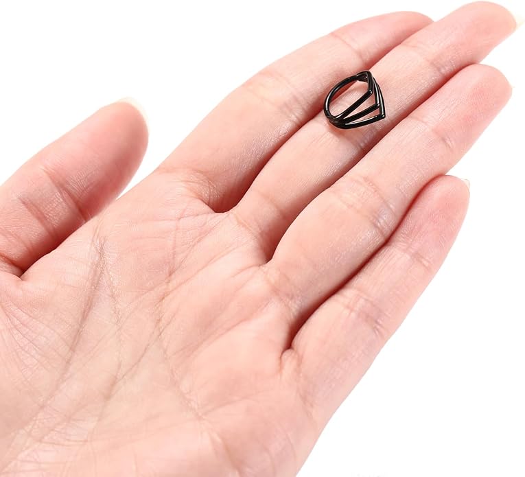 316L Surgical Steel Septum Clicker Ring Nose Ring Hoop Sleeper Hoop Earring Helix Rook Conch Cartilage Daith Tragus Earrings Lobe Nose Piercing Jewelry for Women