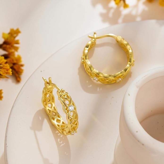 Gold Dainty Hoop Earrings for Women Hypoallergenic Lightweight 14K Gold Huggie Earrings Jewelry Valentines Day Gifts for Wife Girlfriend Her