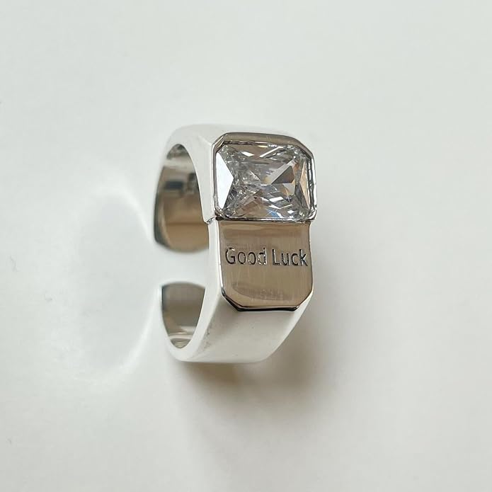 925 Sterling Silver Ring Minimalist Adjustable Rings Band Handmade Rings for Women Girls