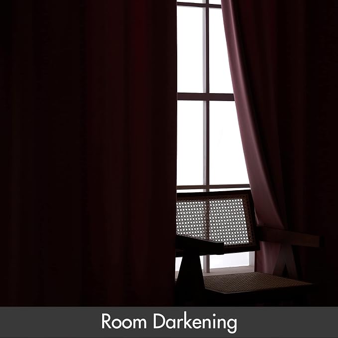 MIULEE Pink Blackout Velvet Curtains Drapes 96 Inch Long 52"x96" Bedroom | Luxurious Bedroom Living Room Decor, Room Darkening, Thermal Insulated, Rod Pocket Design, Super Soft Fabric