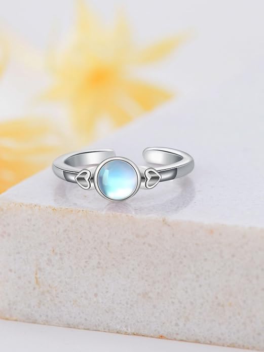 Midari Toe Rings for Women 925 Sterling Silver Hypoallergenic Adjustable Open Band Ring for Women Summer Beach Open Toe Jewelry Foot Jewelry