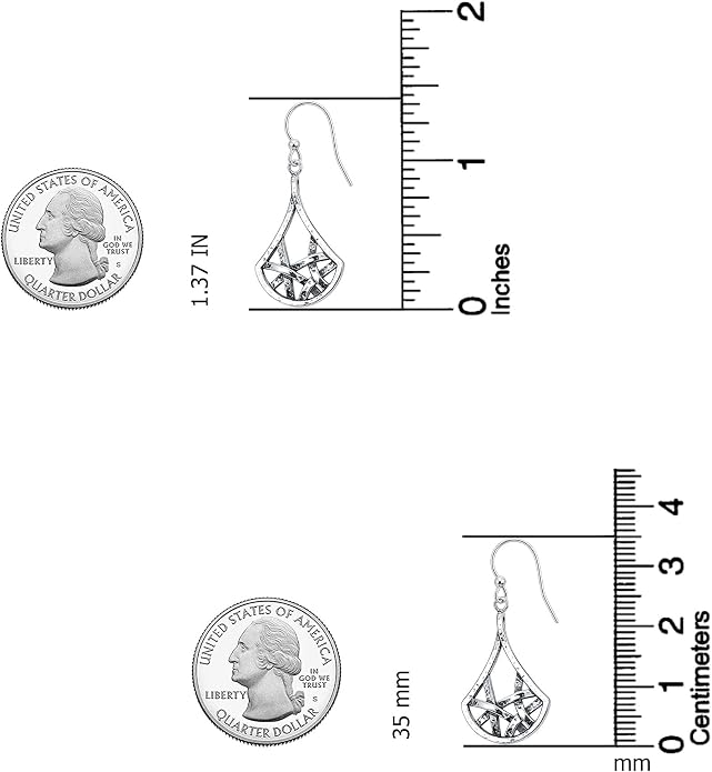 LeCalla 925 Sterling Silver Antique Earrings for Women | Filigree Leverback Dangle Earring | Drop Dangle Earrings for Women | Oxidized Silver Jewelry for Her Mom Wife