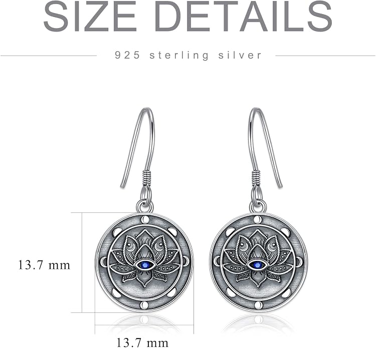 PROESS Sword/Lotus/Hummingbird/Squirrel/Cow Earrings Skull Stud Earrings 925 Sterling Silver Earrings Birthday Christmas Jewelry Gifts for Women Men