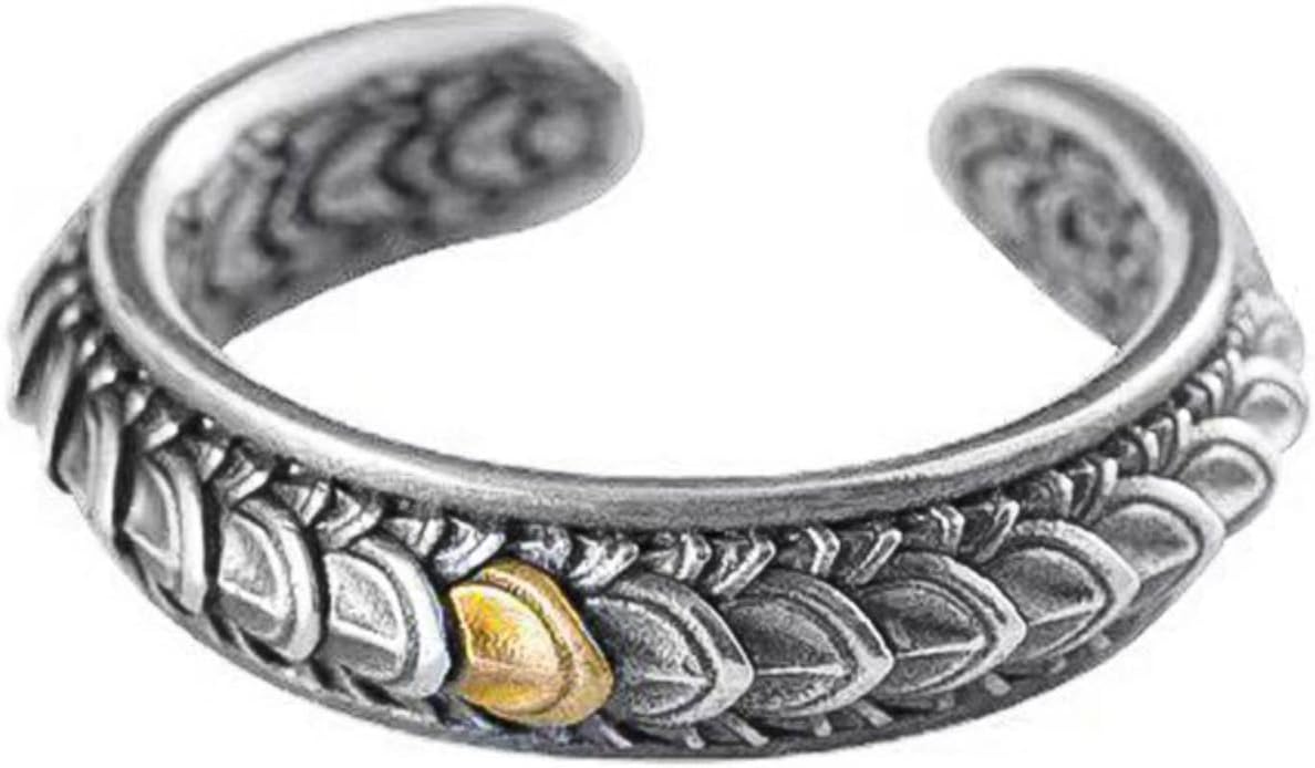 925 Sterling Silver Ring Minimalist Adjustable Rings Band Handmade Rings for Women Girls