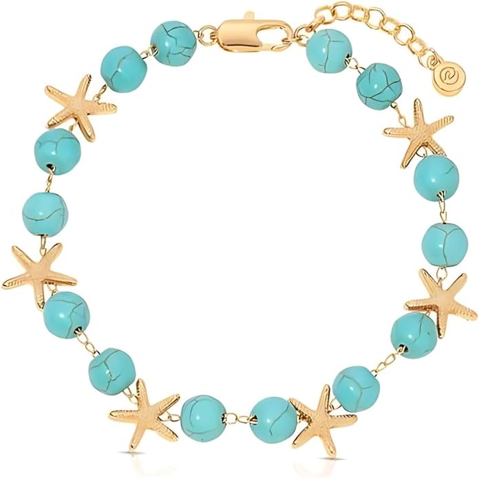 Ettika Anklets for Women. Anklet, 18k Gold or Rhodium Plated. Ankle Bracelets for Women, Jewelry