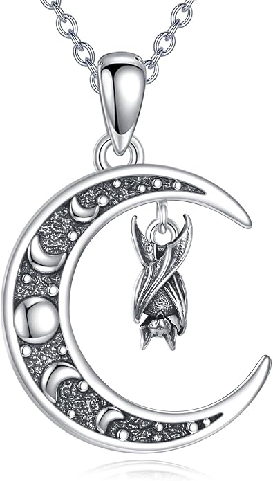 Sun and Moon Necklace 925 Sterling Silver Sun Moon Pendant Gemstone Jewelry Gifts for Women