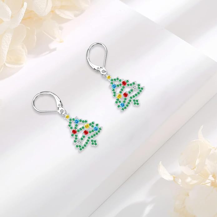 Tree of Life/Cat/Turtle/Butterfly/Flower/Celtic/Turquoise/Moonstone Dangle Earrings for Women Sterling Silver Cute Animals Drop Earrings Jewelry Gifts