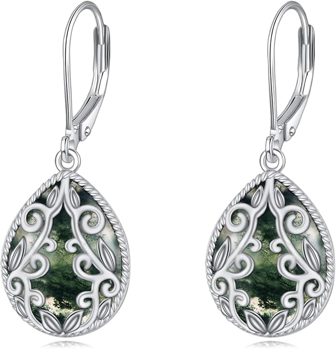 Teardrop Earrings Sterling Silver Filigree Irish Celtic Teardrop Drop Earrings Jewelry Gifts For Women