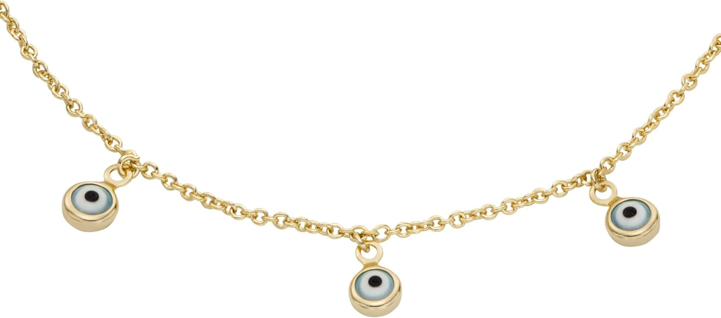 Fossil Women's Heritage D-Link Brass Chain Anklet