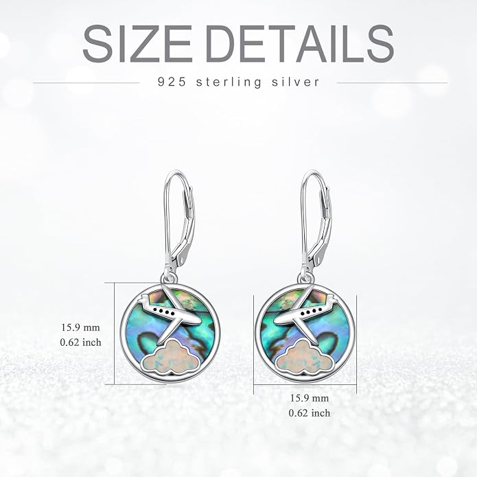 Birthstone Tree of Life Earrings for Women 925 Sterling Silver Life Tree Dangle Earrings Jewelry Gifts