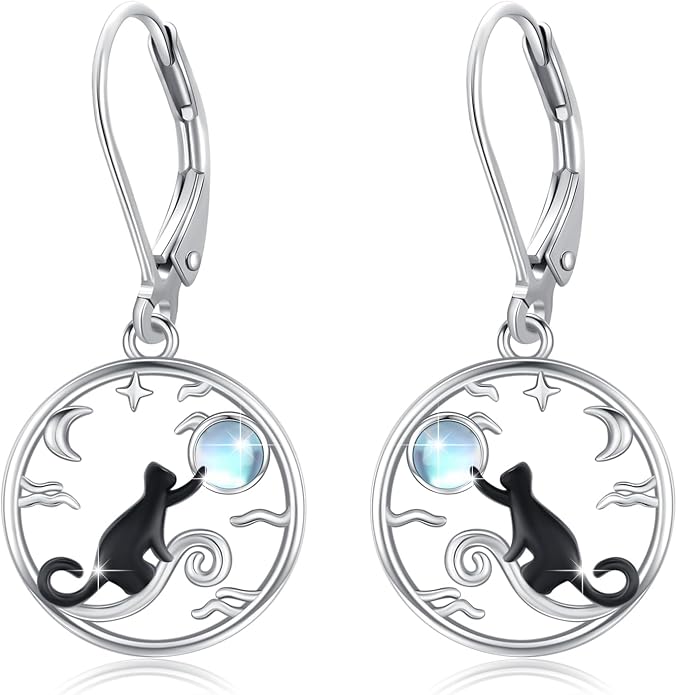 Butterfly/Cardinal/Rabbit/Frog/Turtle/Dragonfly/Flamingo/Mermaid/Hummingbird/Robin/Raven/Owl/Whale/Cat Earrings S925 Sterling Silver Animal Jewelry Gifts for Birthday Christmas