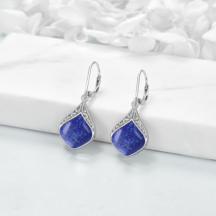 Teardrop Earrings Sterling Silver Filigree Irish Celtic Teardrop Drop Earrings Jewelry Gifts For Women