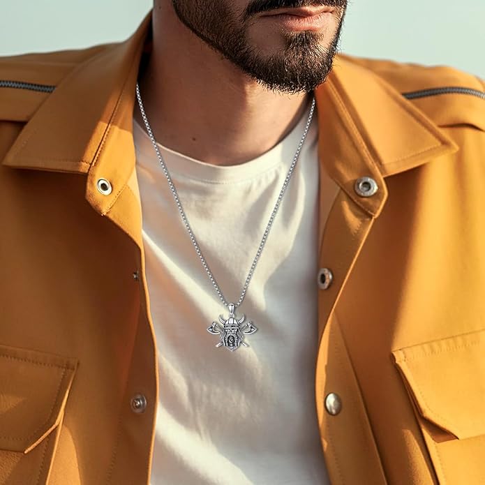 Skull/Skeleton Memento Mori Necklace 925 Sterling Silver Skull/Skeleton Pendant Hourglass Necklace Skull/Skeleton Jewelry for Men Women