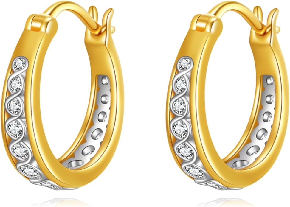 Sterling Silver Hoop Earrings Small Hoop Sun/Leaf/Triangle Huggie Earrings for Women Hypoallergenic