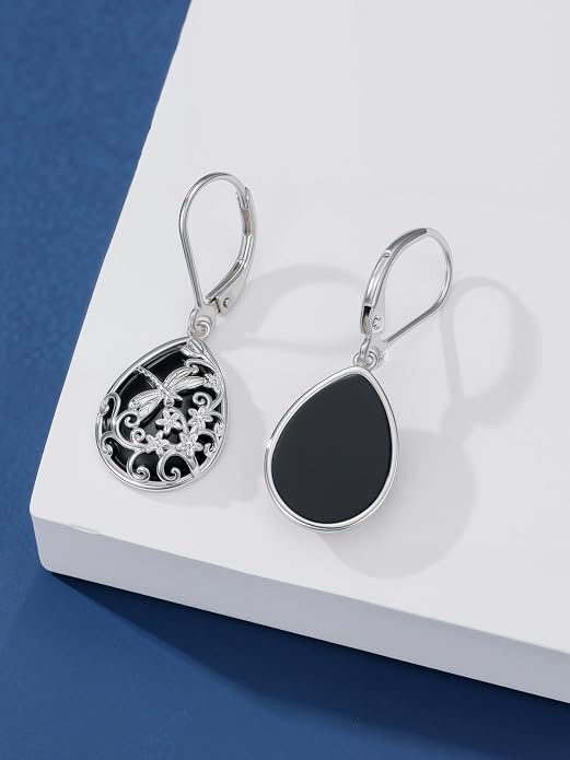 Dorunmo 925 Sterling Silver Western Dangle Earrings for Women Bohemian Earrings Hypoallergenic Christmas Jewelry Gifts for Women