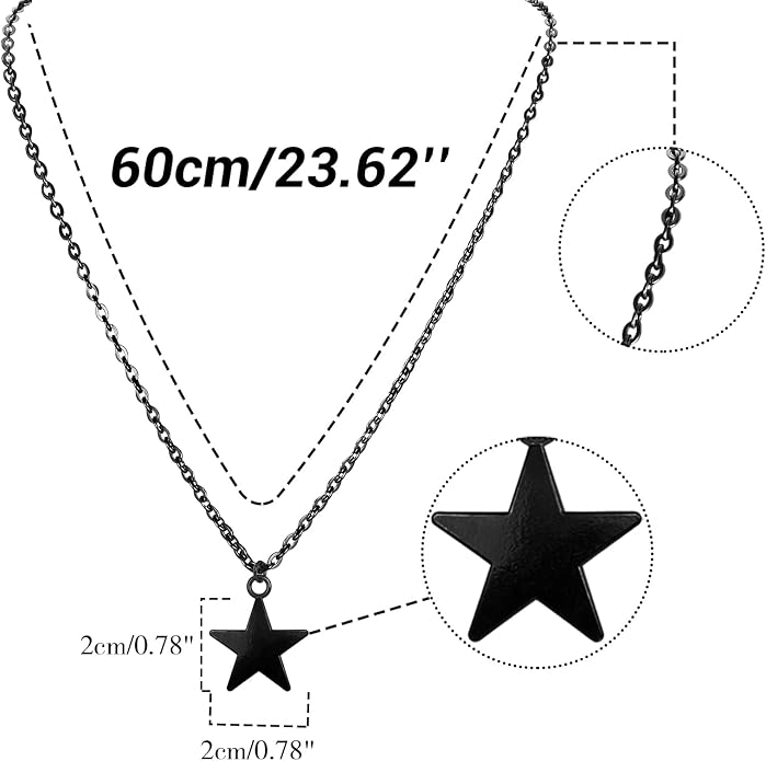 Milakoo Stainless Steel Pendant Necklace for Women Heart Charms Link Chains 23" Length Lobster Clasp