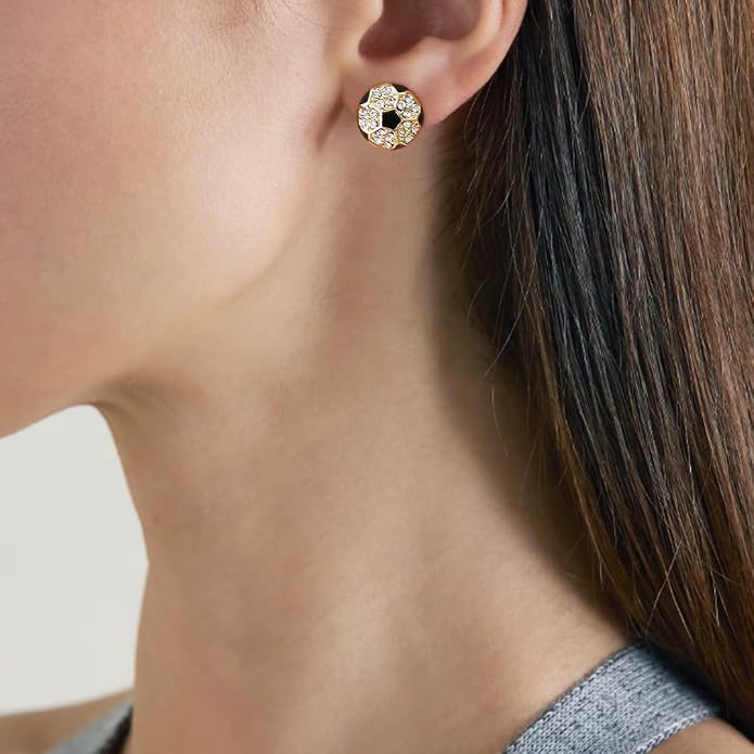 Sports Earring Set for Women Multi Pairs Assorted Multipack - Stud Earrings Jewelry Gift for Sports Mom Football, Baseball, Basketball, Soccer Team