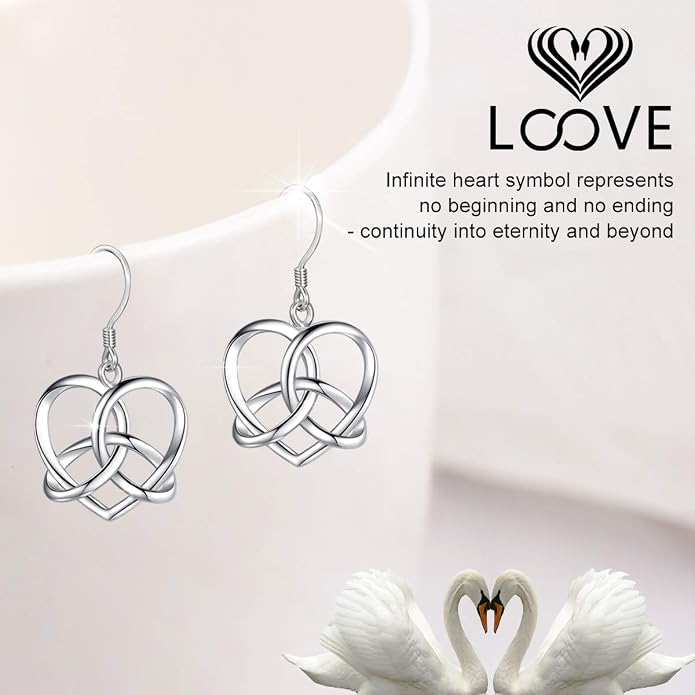 Tree of Life/Cat/Turtle/Butterfly/Flower/Celtic/Turquoise/Moonstone Dangle Earrings for Women Sterling Silver Cute Animals Drop Earrings Jewelry Gifts