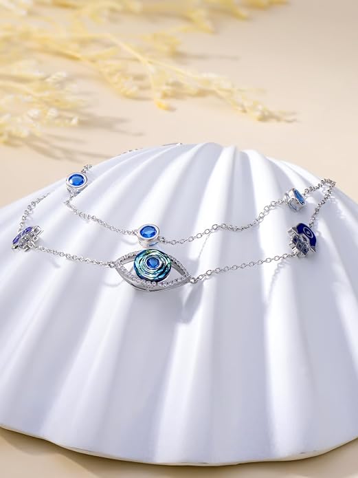 Ankle Bracelets for Women, 925 Sterling Silver Infinity/Heart/Pineapple/Butterfly/Turtle/Evil Eye/Sand Dollar Anklets Waterproof, Christmas Birthday Bracelet Anklets Jewelry Gift Adjustable