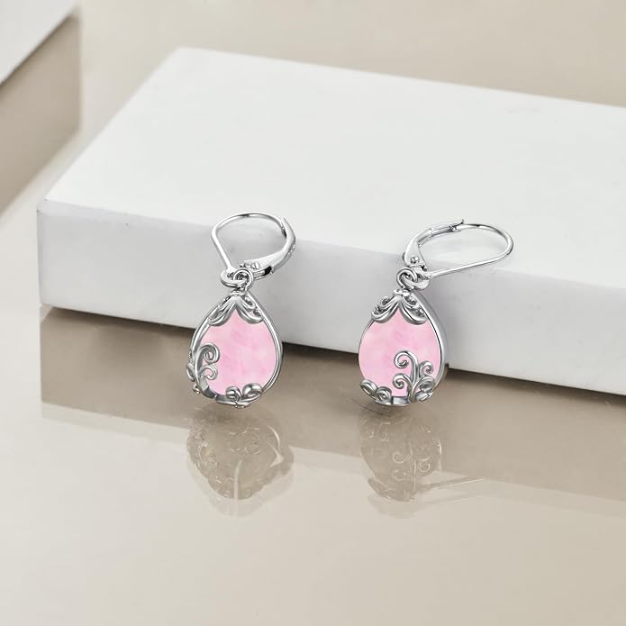 Celtic Filigree Earrings for Women Gemstone Jewelry Gifts