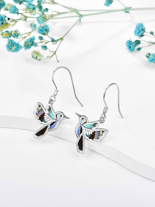 Dreamboat Cute Animal Dangle Drop Earrings for Women 925 Sterling Silver Hypoallergenic Animals Hook Earring Birthday Party Jewelry Gifts for Sensitive Ears