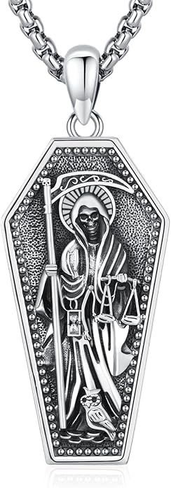 Pentagram Necklace Sterling Silver Triple Moon Goddess/Celtic Knot Witches Knot/Ankh/Sun and Moon/Hecate/Lilith/Santa Muerte/Tetragrammaton Pendant Necklace Pagan Wiccan Magic Egyptian Amulet Jewelry for Women Men