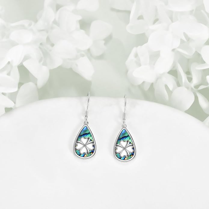 VONALA Flower Earrings for Women 925 Sterling Silver Rose/Lotus/Scottish Thistle/Tulip/Lilac/Mushroom/Pineapple Dangle Drop Earrings Flower Jewelry Gifts for Women Girls Birthday Gifts