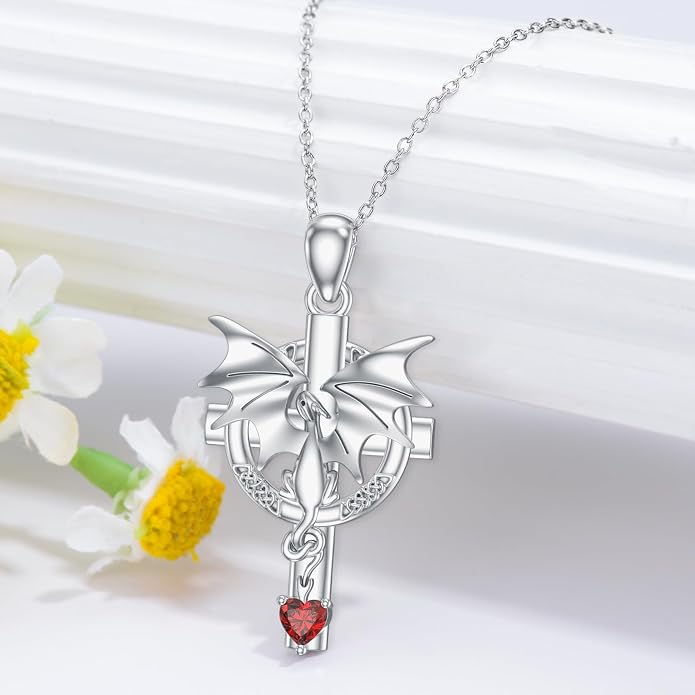 Cross Necklace for Women 925 Sterling Silver Crucifix Pendant Christian Cross Jewelry for Women Men