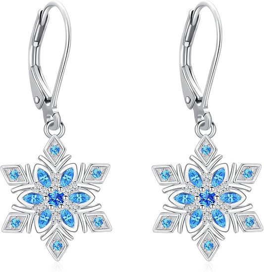 Tree of Life/Cat/Turtle/Butterfly/Flower/Celtic/Turquoise/Moonstone Dangle Earrings for Women Sterling Silver Cute Animals Drop Earrings Jewelry Gifts