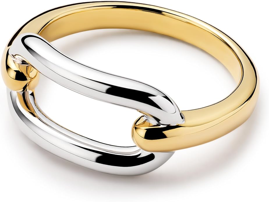 Ana Luisa Gold Rings for Women - 14K Gold Plated Rings for Women Non Tarnish - Trendy Stacking Ring for Daily Wear - Twisted, Heart, Eternity Ring Styles - Hypoallergenic & Water-Resistant Jewelry