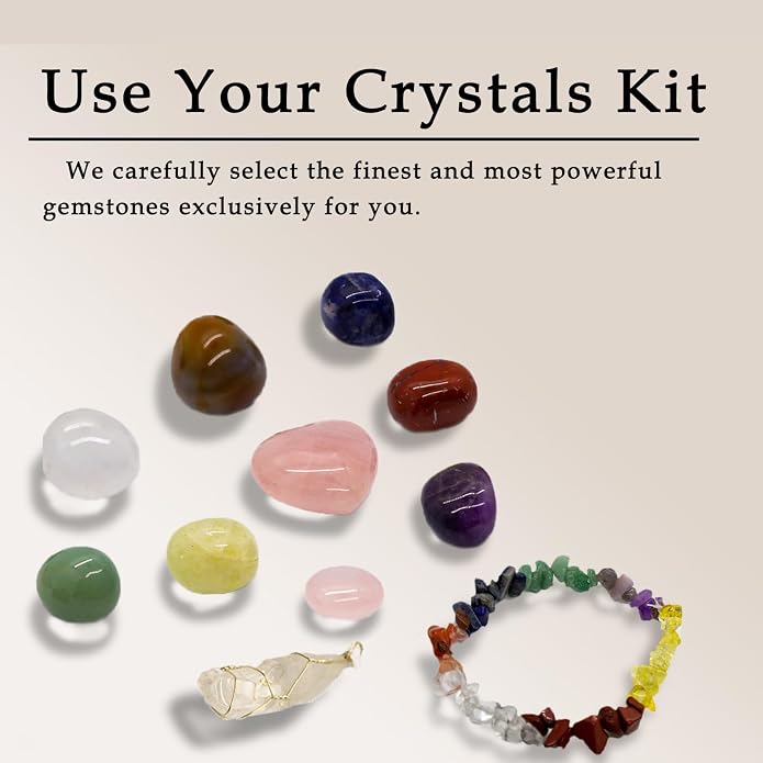 Crystals and Healing Stones, Healing Crystals, Chakra Stones,Crystals and Stones, Healing Crystals and Stones, Crystal Set, Crystal Gift Box