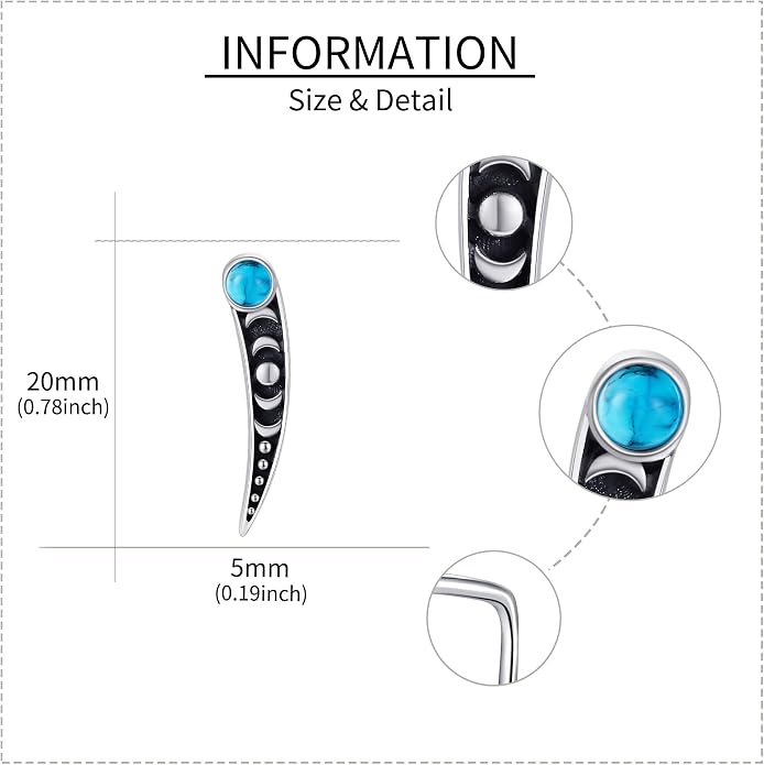 Ear Climbers Earrings for Women Sterling Silver Vintage Ear Crawler Earrings Jewelry Gifts for Women
