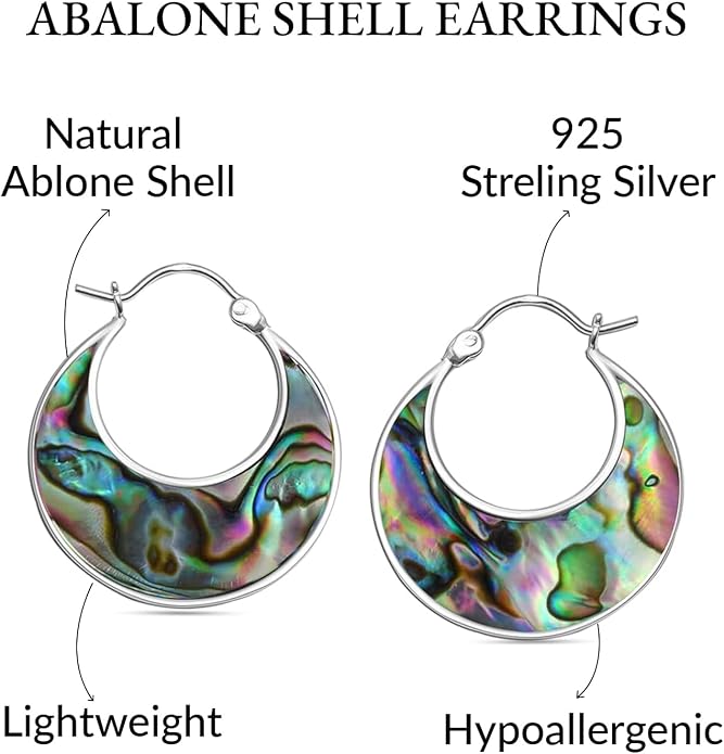 LeCalla 925 Sterling Silver Hoops Earrings | Hollow-Puff Shrimp Earring Hoops | Women's Gold-Plated Jewelry | Lightweight Electroforming Hoop Earring Jewelry for Birthday