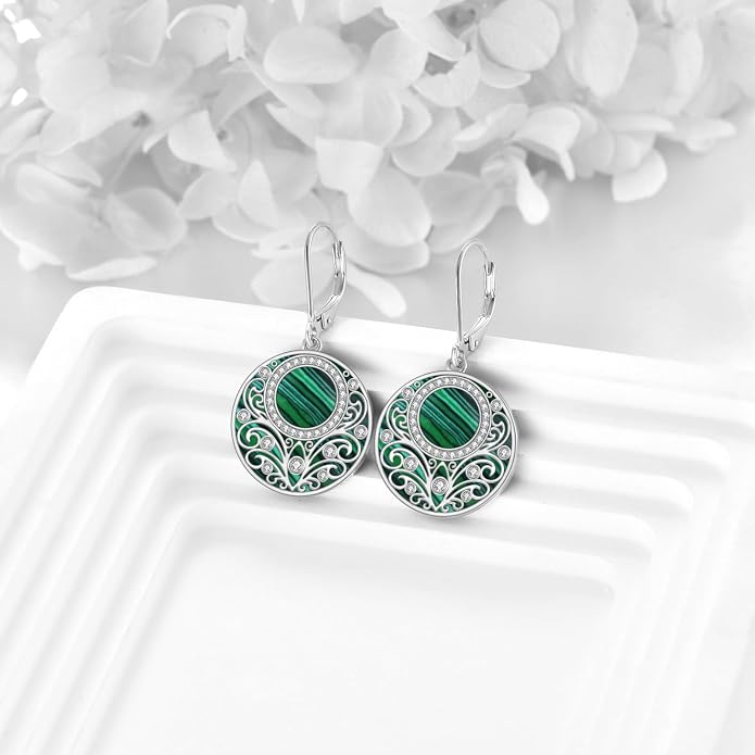 Teardrop Earrings Sterling Silver Filigree Irish Celtic Teardrop Drop Earrings Jewelry Gifts For Women