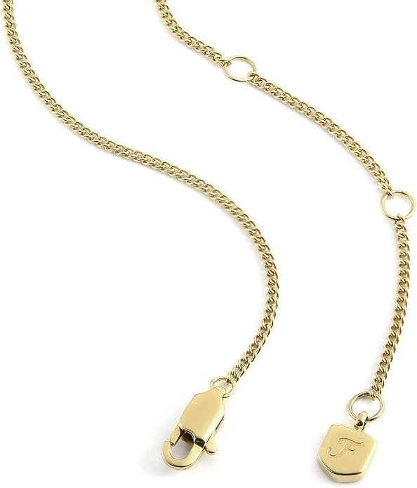 Fossil Women's Gold-Tone Stainless Steel Pendant Chain Necklace for Women