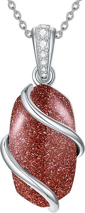 HPQQ Necklace for Women 925 Sterling Silver Dainty Gemstone Pendant Fine Jewelry Birthday Mothers Day Gifts for Mom Wife Her