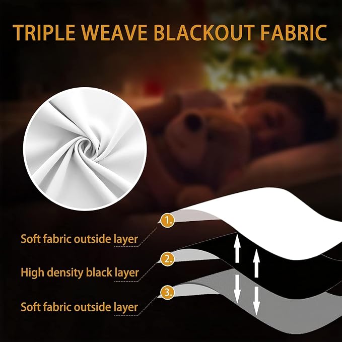 KOUFALL Extra 84 Inch Wide White Curtains for Living Room, 84 Inches Long Room Darkening Semi Blackout Grommet Thermal Insulated Bedroom Curtains Drapes 84 Inch Length 1 Panel