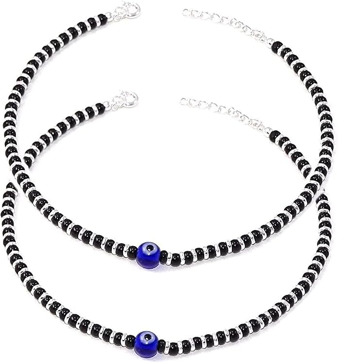Jewar Anklet Payal Indian Traditional CZ Ad Plain Simple Handmade Natural Gold Plated Jewelry