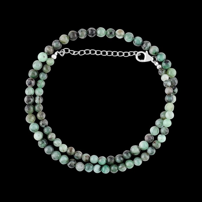 Natural Gemstone Dainty Pendant Necklace for Women Handmade Crystal Jewelry 925 Sterling Silver 18 Inch Chain Healing Chakra Christmas Birthday Gift for Her