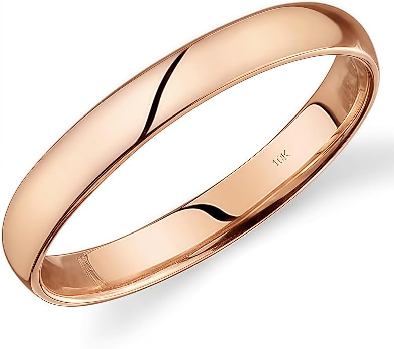 10k Light Comfort Fit Wedding Band