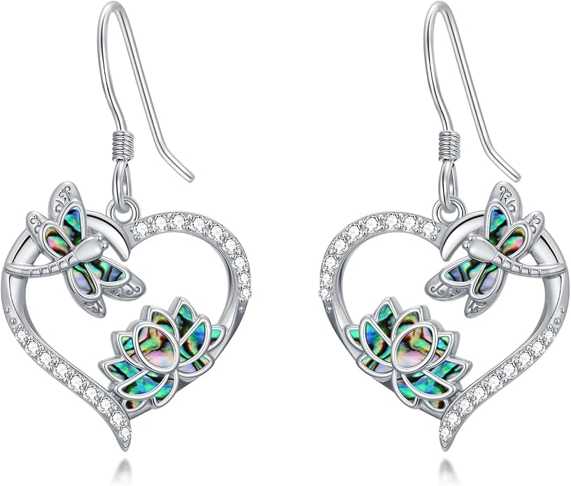 Bee/Butterfly/Dragonfly/Hummingbird/Sunflower Earrings for Women 925 Sterling Silver Sunflower Earrings Hypoallergenic Animal Jewelry Gifts for Women