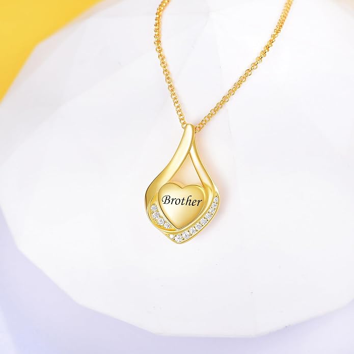 Cremation Jewelry 925 Sterling Silver Teardrop Urn Necklace for Ashes Heart Shape Memorial Keepsake Pendant for Human Ashes for Women Gift