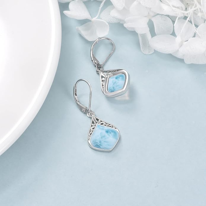 Teardrop Earrings Sterling Silver Filigree Irish Celtic Teardrop Drop Earrings Jewelry Gifts For Women
