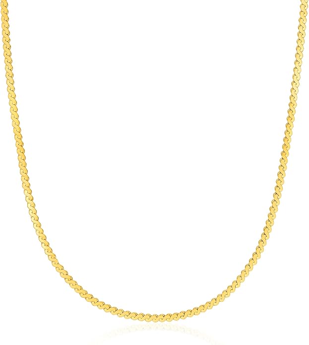 Dremmy Studios Dainty Gold Choker Necklace for Women 14K Gold Plated Coin Disc Figaro Layered Beaded Flat Mariner Sideways Cross Wishbone Link Clavicle Necklaces