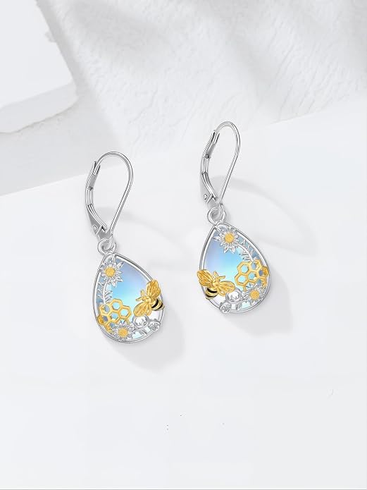 Seiyang Dangle Earrings 925 Sterling Silver Animal/American Flag/Turquoise Dangle Drop Earrings Jewelry Gifts for Women